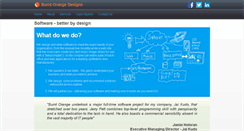 Desktop Screenshot of burntorangedesigns.com