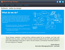 Tablet Screenshot of burntorangedesigns.com